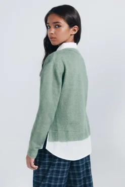 Springfield Kids Jersey camisero niña. verde Hot