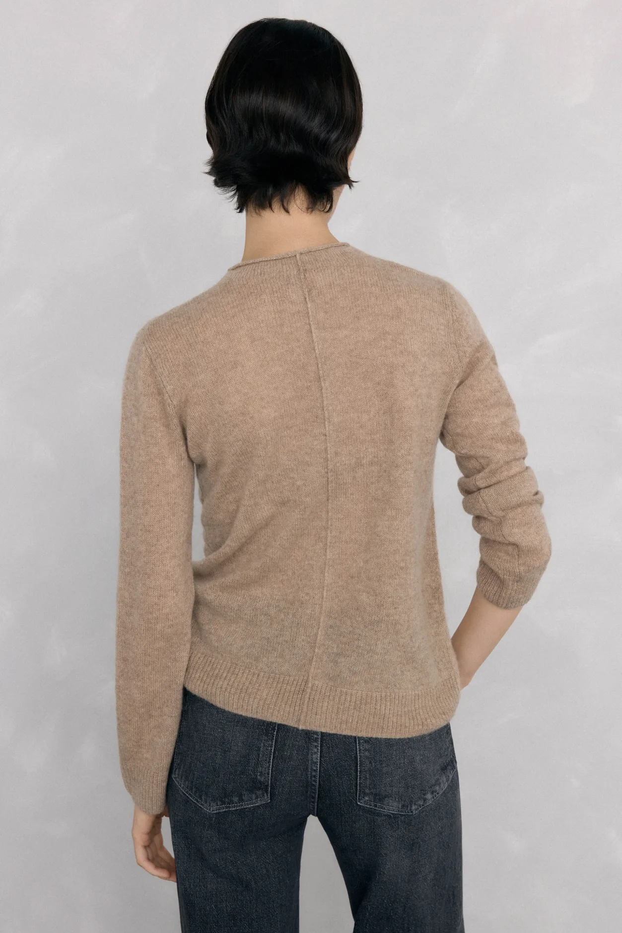 Pedro del Hierro Jersey cashmere Beige New