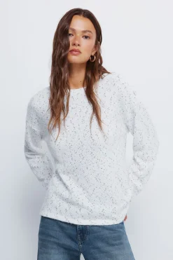 Springfield Jersey chenilla botones hombro blanco Online