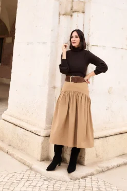 TFP by Tamara Falcó Jersey cisne segunda piel Marr&oacute;n Clearance