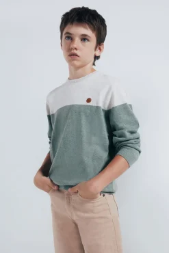 Springfield Kids Jersey Color Block niño verde Clearance