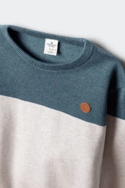 Springfield Kids Jersey Color Block niño gris Sale