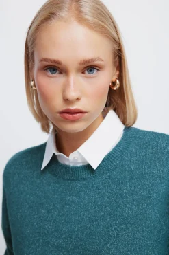 Springfield Jersey combinado camisero verde