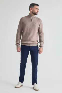 Street Monkey Jersey con cremallera Beige Discount