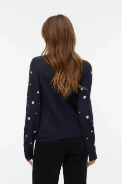 Vero Moda Jersey con estampado navideño Azul marino Online