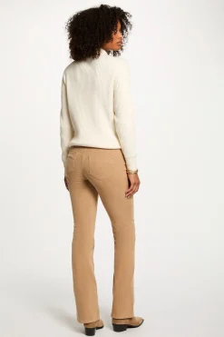 Morgan Jersey corto de cuello alto Marfil New