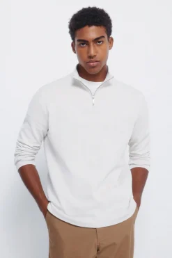 Springfield Jersey cremallera básico nude Discount