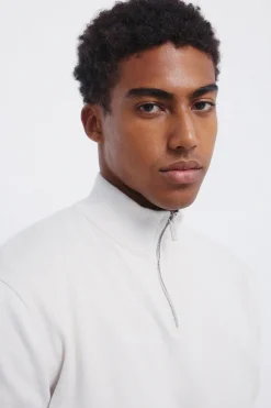 Springfield Jersey cremallera básico nude Discount