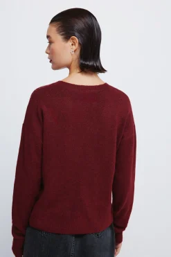 Springfield Jersey cristales fantasía burdeos Outlet