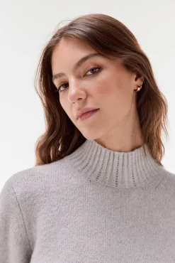 TFP by Tamara Falcó Jersey cropped perkins Gris Sale