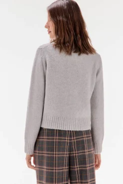 TFP by Tamara Falcó Jersey cropped perkins Gris Sale