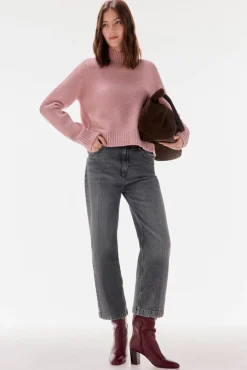 TFP by Tamara Falcó Jersey cropped perkins Rosa Sale