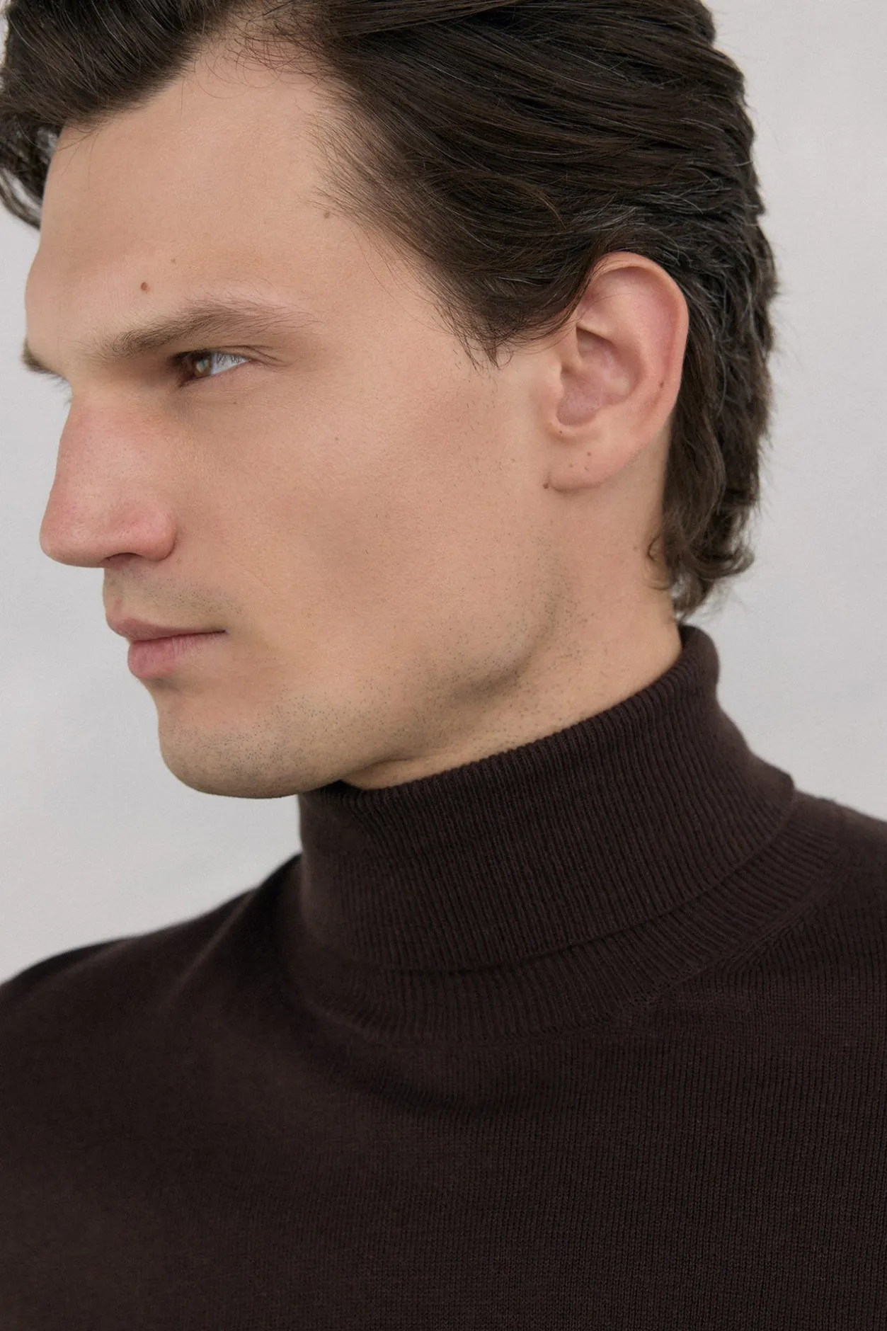 Pedro del Hierro Jersey cuello cisne Marrón Online