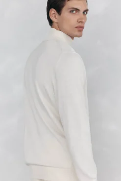 Pedro del Hierro Jersey cuello cisne Crudo Outlet