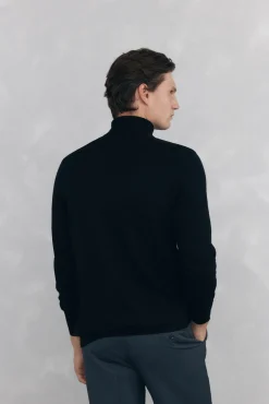 Pedro del Hierro Jersey cuello cisne Negro Online