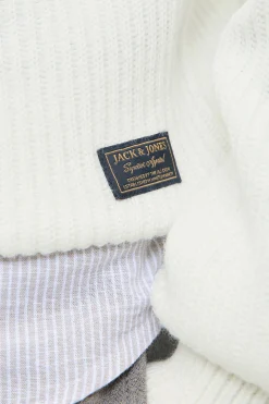 Jack & Jones Jersey cuello cremallera blanco Hot