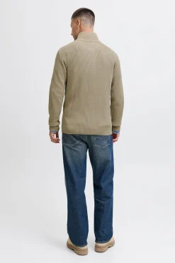 Jack & Jones Jersey cuello cremallera gris Best