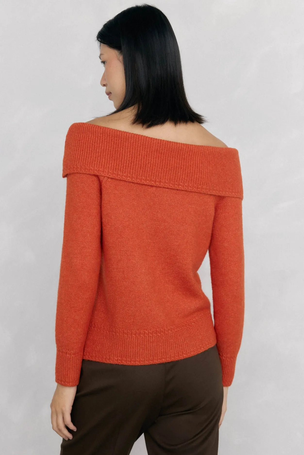 Pedro del Hierro Jersey cuello envolvente Naranja Sale