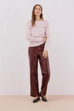 Cortefiel Jersey cuello multiposición Rosa Sale