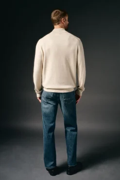 OOTO Jersey cuello perking Beige Sale