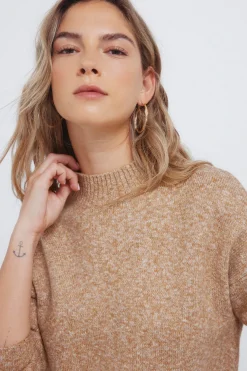 Springfield Jersey cuello perkins combinado nude