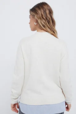 Springfield Jersey cuello perkins combinado azul Best