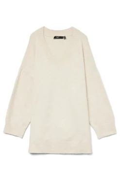 Vero Moda Curve Jersey cuello pico Curve Beige Sale