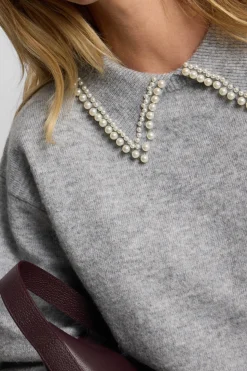 Silbon Jersey cuello polo Gris Outlet