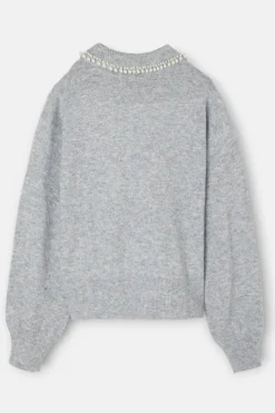 Silbon Jersey cuello polo Gris Outlet