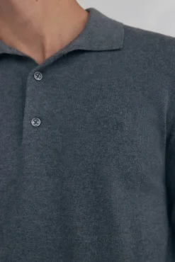 Pedro del Hierro Jersey cuello polo Gris