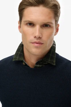 Superdry Jersey cuello redondo azul Online