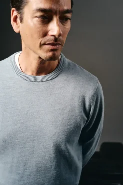 OOTO Jersey cuello redondo algodón Azul Best