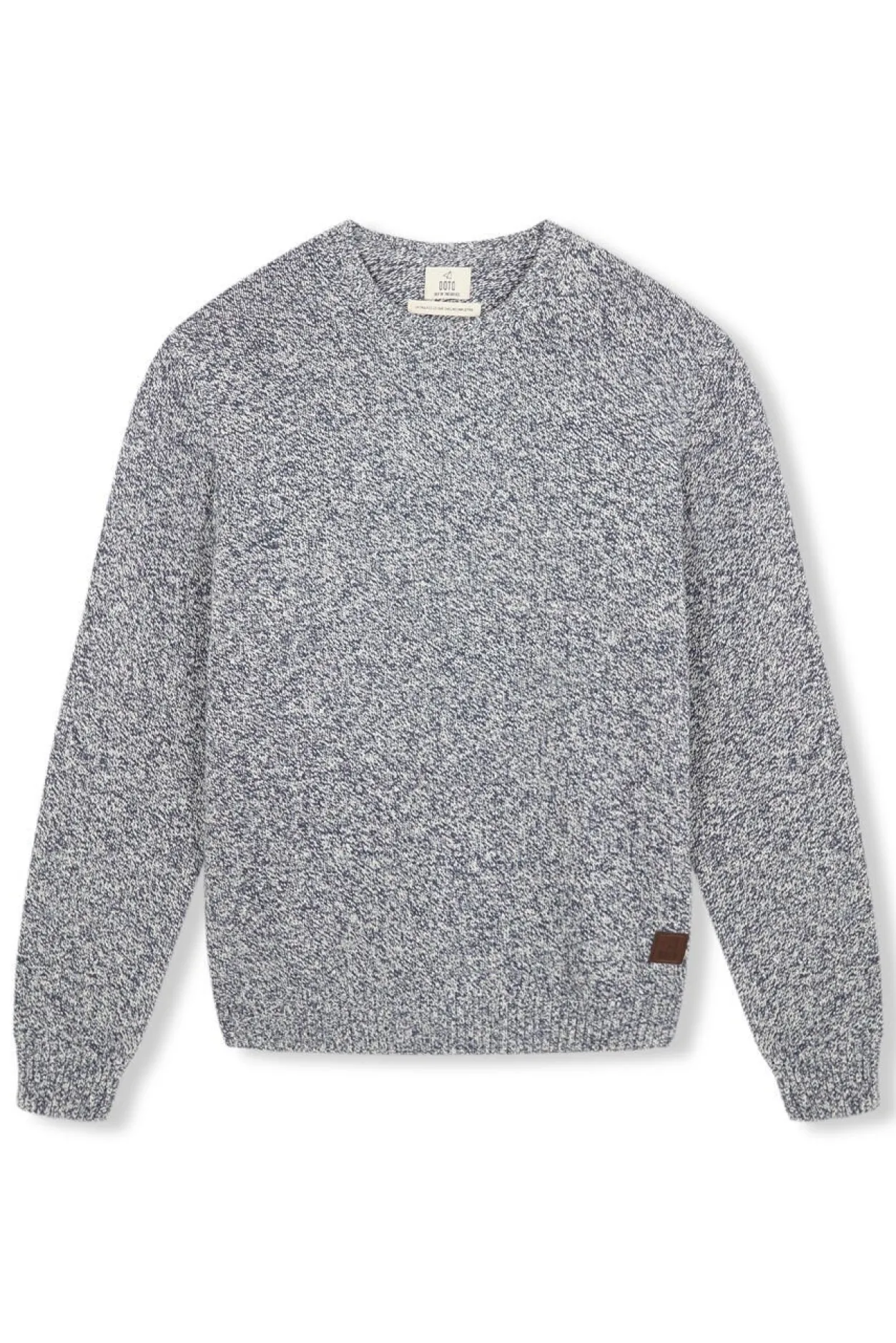 OOTO Jersey cuello redondo algodón torzal Azul oscuro New