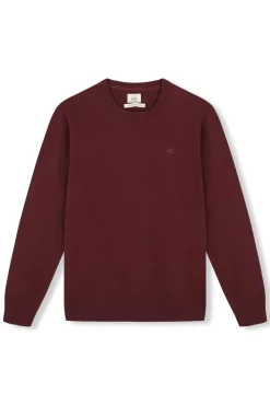 OOTO Jersey cuello redondo algodón Granate New