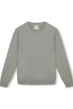 OOTO Jersey cuello redondo algodón Kaki Discount