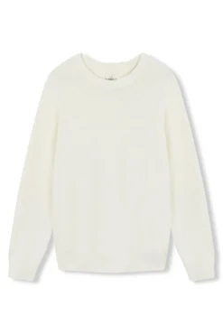 OOTO Jersey cuello redondo crudo algodón Blanco Outlet