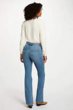 Morgan Jersey cuello tipo polo Marfil Sale