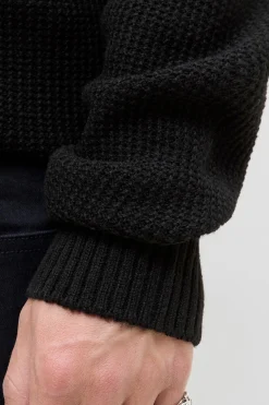 Jack & Jones Jersey cuello vuelto negro Discount