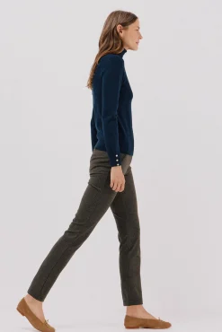 Cortefiel Jersey cuello vuelto Azul marino Outlet