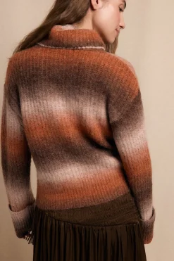 Slowlove Jersey cuello vuelto Estampado beige Best