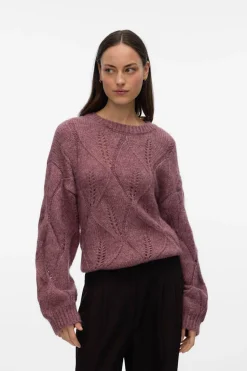 Vero Moda Jersey de manga abullonada Rosa New