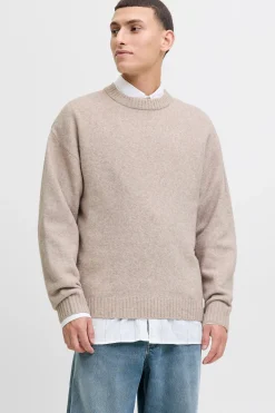 Jack & Jones Jersey de punto básico gris Sale