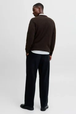 Jack & Jones Jersey de punto básico marr&oacute;n Clearance