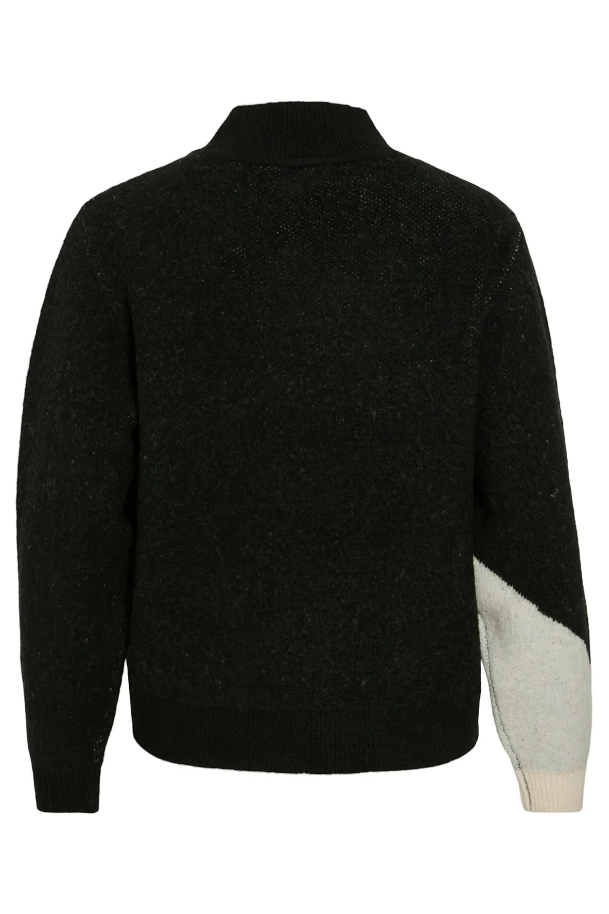 Vila Jersey de punto color block Negro Best