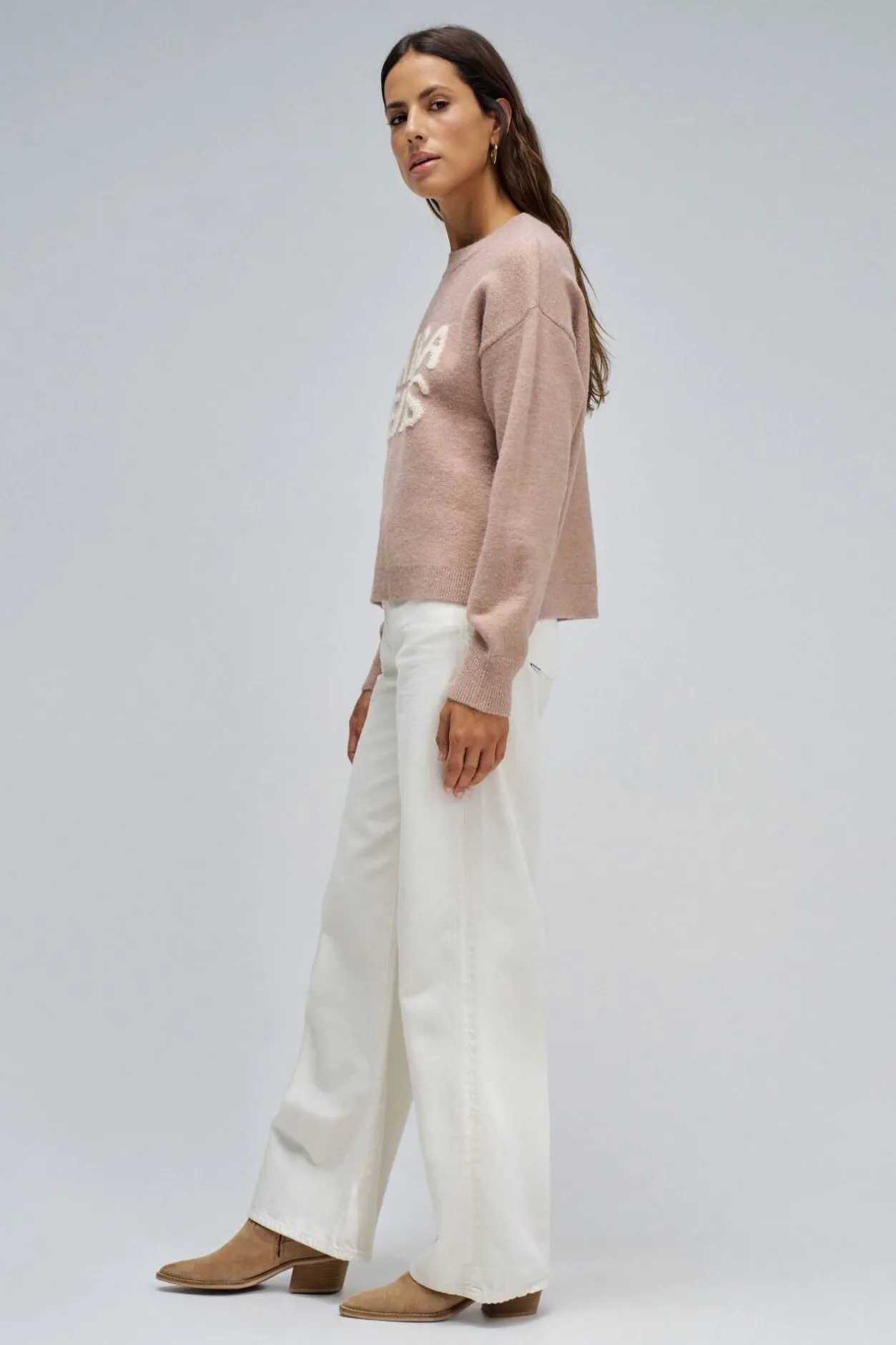 Salsa Jeans Jersey de punto con branding Beige New