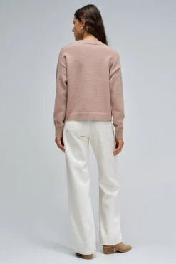 Salsa Jeans Jersey de punto con branding Beige New