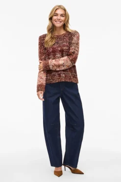 Vila Jersey de punto con lana Multicolor New