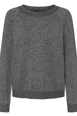 Vero Moda Jersey de punto de mujer con lurex Gris oscuro Discount