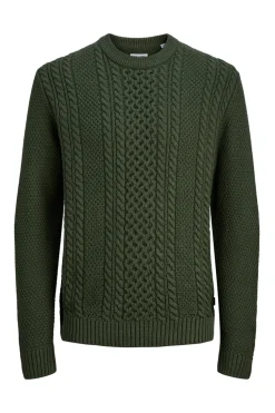 Jack & Jones Jersey de punto estructurado verde