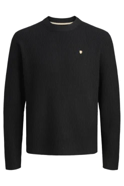 Jack & Jones Jersey de punto estructurado Negro Outlet